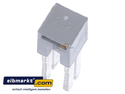Ansicht oben rechts WAGO Kontakttechnik 282-402 Querbrcker 41A gr B=8mm 