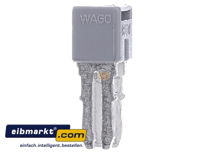 Front view WAGO Kontakttechnik 284-402 Cross-connector for terminal block 2-p
