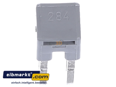 Ansicht oben links WAGO Kontakttechnik 284-402 Querbrcker 57A gr B=10mm 