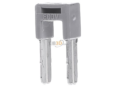 Front view WAGO 280-409 Cross-connector for terminal block 2-p 
