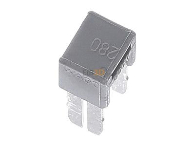 Ansicht oben links WAGO 280-409 Doppelteilungsbrcker 24A gr B=10mm 