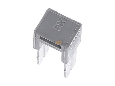 Top rear view WAGO 280-409 Cross-connector for terminal block 2-p 
