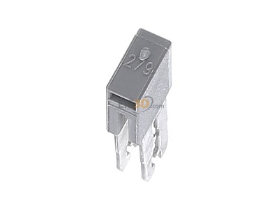 Top rear view WAGO 279-402 Cross-connector for terminal block 2-p 
