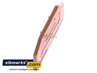 Ansicht oben links WAGO Kontakttechnik 280-302 Abschluplatte orange 