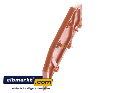Ansicht oben rechts WAGO Kontakttechnik 280-302 Abschluplatte orange 