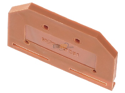 View up front WAGO 281-302 End/partition plate for terminal block 
