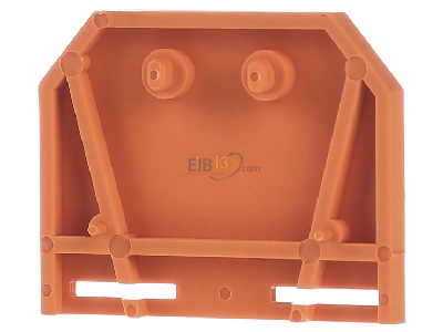 Ansicht hinten WAGO Kontakttechnik 282-302 Abschluplatte orange 