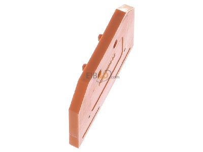 Ansicht oben links WAGO Kontakttechnik 282-302 Abschluplatte orange 