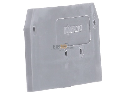 View on the left WAGO Kontakttechnik 280-308 End/partition plate for terminal block 

