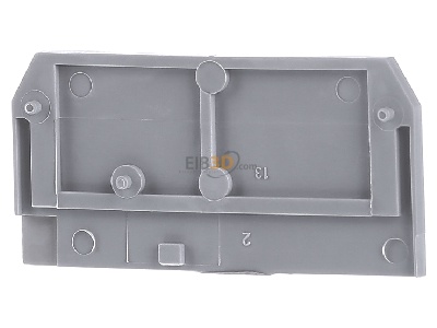 Back view WAGO Kontakttechnik 280-308 End/partition plate for terminal block 
