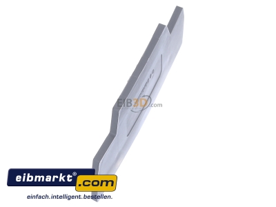 Ansicht oben links WAGO Kontakttechnik 280-340 Abschluplatte grau 