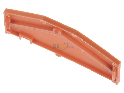 Ansicht oben hinten WAGO 281-313 Zwischenplatte orange 