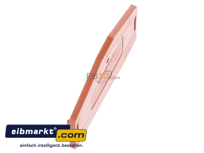 Ansicht oben rechts WAGO Kontakttechnik 280-313 Abschluplatte 2,5mm orange 
