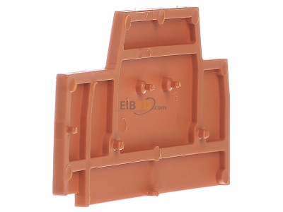 Ansicht rechts WAGO 280-343 Abschluplatte orange 