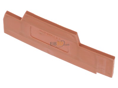 Ansicht oben vorne WAGO 280-343 Abschluplatte orange 
