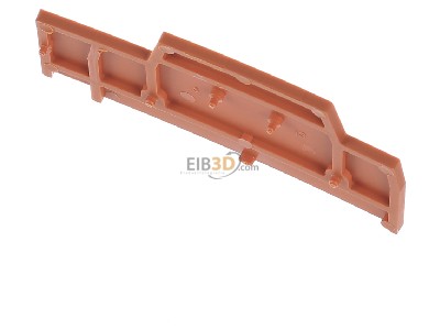 Ansicht oben hinten WAGO 280-343 Abschluplatte orange 