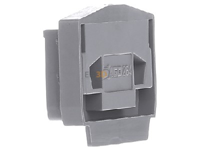 Ansicht links WAGO 264-368 Abschlu-u.Zwischenplatte grau 4mm dick 