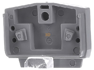 Ansicht hinten WAGO 264-368 Abschlu-u.Zwischenplatte grau 4mm dick 