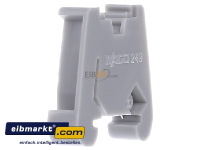 View on the right WAGO Kontakttechnik 249-101 End bracket for terminal block screwless
