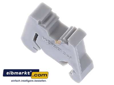 Top rear view WAGO Kontakttechnik 249-101 End bracket for terminal block screwless
