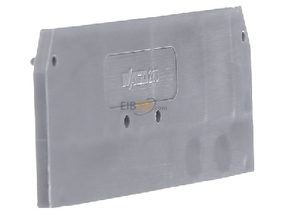 View on the right WAGO 280-314 End/partition plate for terminal block 
