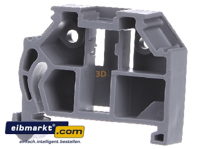 Front view WAGO Kontakttechnik 249-117 End bracket for terminal block screwless
