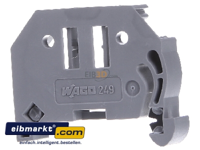 Back view WAGO Kontakttechnik 249-117 End bracket for terminal block screwless
