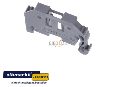 Top rear view WAGO Kontakttechnik 249-116 End bracket for terminal block screwless
