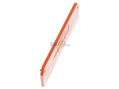 Ansicht oben links WAGO 280-326 Abschluplatte orange, 2,5mm dick 