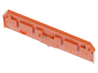 Ansicht oben hinten WAGO 280-326 Abschluplatte orange, 2,5mm dick 