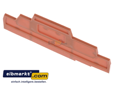 Ansicht oben vorne WAGO Kontakttechnik 280-304 Abschluplatte orange 