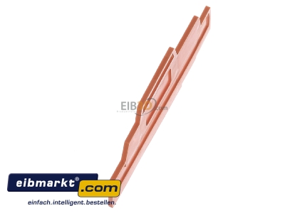 Ansicht oben links WAGO Kontakttechnik 280-304 Abschluplatte orange 