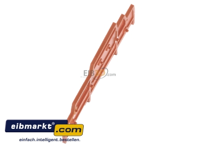Ansicht oben rechts WAGO Kontakttechnik 280-304 Abschluplatte orange 