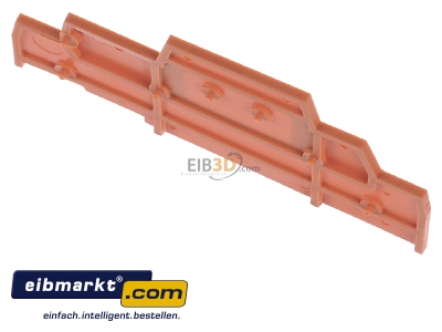 Ansicht oben hinten WAGO Kontakttechnik 280-304 Abschluplatte orange 