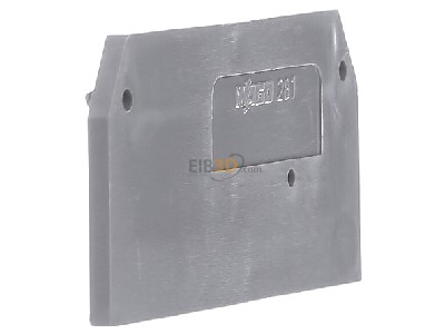 View on the left WAGO 281-328 End/partition plate for terminal block 
