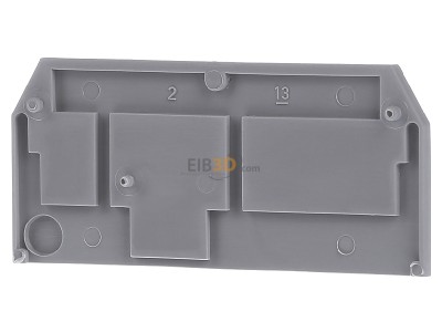 Back view WAGO 281-328 End/partition plate for terminal block 
