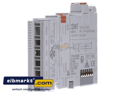 Ansicht links WAGO Kontakttechnik 750-610 Potentialeinspeisung DC24V,Sicherungshalt 