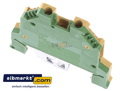 Top rear view Wieland WK 4 SL/U V0 Ground terminal block 1-p - 
