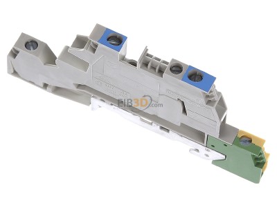 Top rear view Wieland WKI 4 N-D-SL/V0 Installation terminal block 6mm 26A 3-p 
