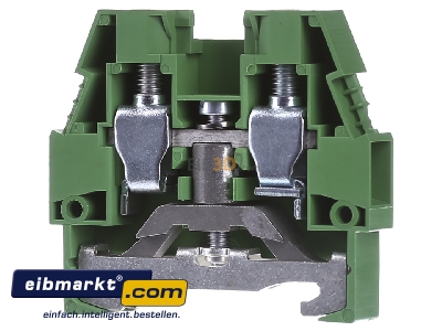 Frontansicht Wieland WKI 10 SL/35/V0 Schutzleiterklemme 