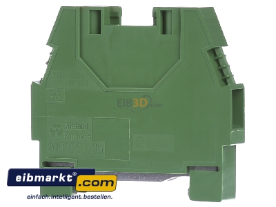Ansicht hinten Wieland WKI 10 SL/35/V0 Schutzleiterklemme 