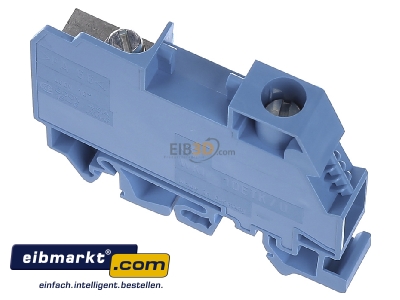 Top rear view Wieland WKI 10 ETK/U/V0 Neutral disconnect terminal block 10mm
