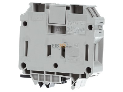 Ansicht hinten Wieland WKN 70/U/V0 Durchgangsklemme 