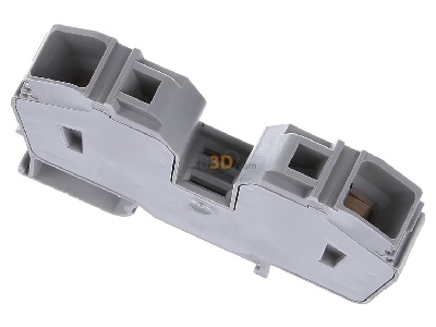 Ansicht oben hinten WAGO 285-635 Durchgangsklemme 6-35mmq grau 