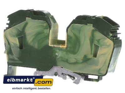 Frontansicht WAGO Kontakttechnik 285-637 Schutzleiterklemme 6-35mmq gn/gelb 