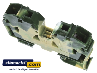 Ansicht oben hinten WAGO Kontakttechnik 285-637 Schutzleiterklemme 6-35mmq gn/gelb 