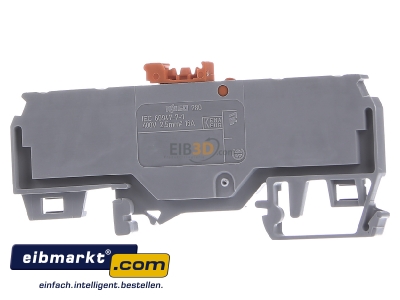 Back view WAGO Kontakttechnik 280-874 Disconnect terminal block 16A 1-p 5mm 
