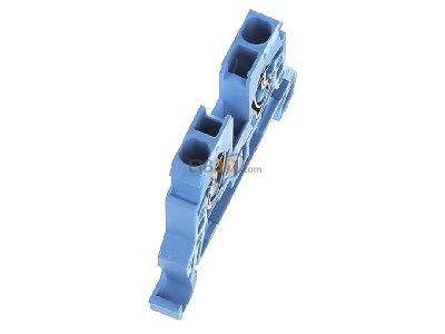 Ansicht oben links WAGO 870-904 Durchgangsklemme 0,08-2,5/4mmq blau 