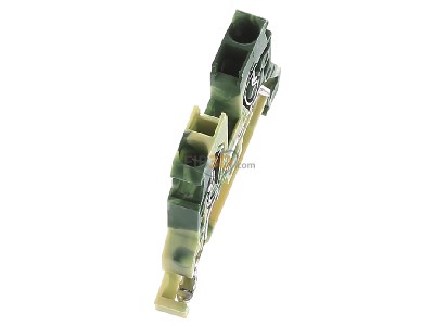 Ansicht oben links WAGO 870-907 Schutzleiterklemme 0,08-2,5/4mmq gn/ge 