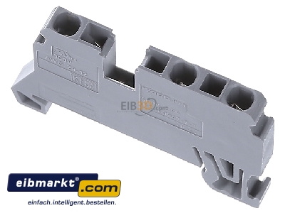 Ansicht oben hinten WAGO Kontakttechnik 870-681 Durchgangsklemme 0,08-2,5mmq grau 